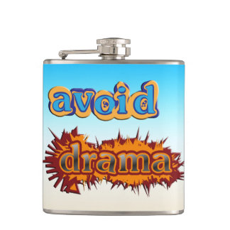 Avoid Drama Hip Flask