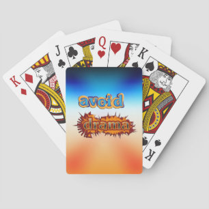 Avoid Drama Playing Cards