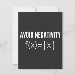 avoid negativity math equation