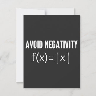 avoid negativity math equation