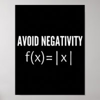 avoid negativity math equation