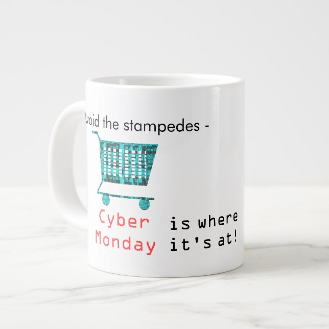 Avoid the Stampeds Large Coffee Mug (Front Left)
