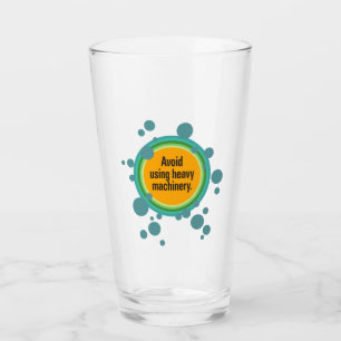 Avoid using heavy machinery Radial Bubble Gfx Glass