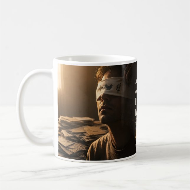 Avoidance Has Weight Book Quote Coffee Mug (Left)