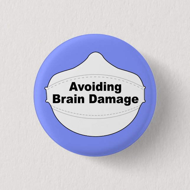 Avoidng Brain Damage pin (Front)