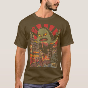 Avokiller Avocado Guacamole Kaiju Monster Japanese T-Shirt