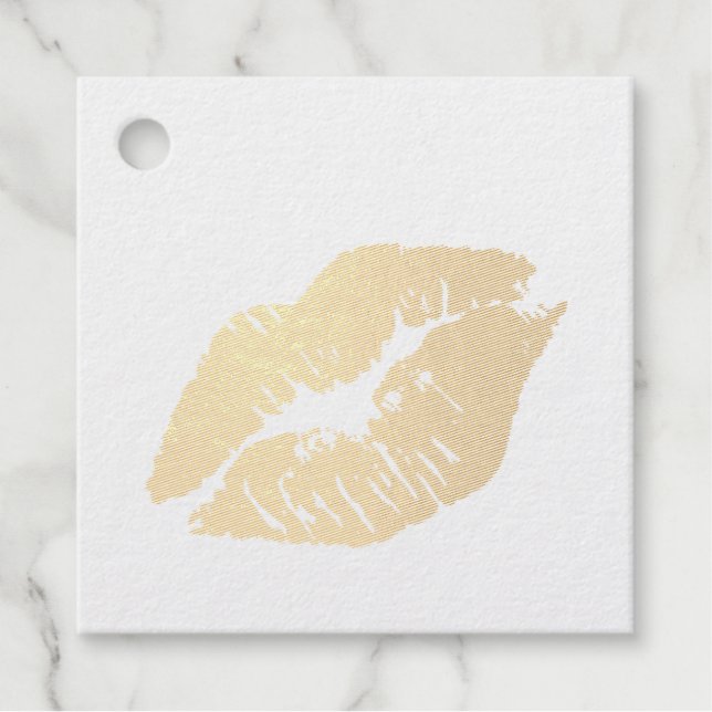 Avon Beauty Lips Label Rubber Stamp (Front)
