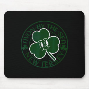 Avon-by-the-sea New Jersey Irish Shamrock Nj Retro Mouse Mat