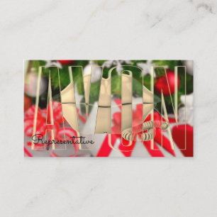 Avon Christmas personalised aesthetic Business Card