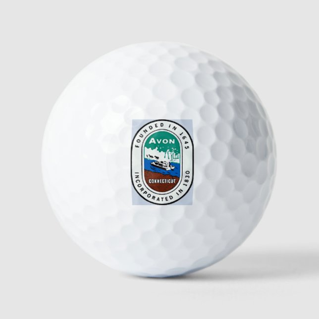 AVON CONNECTICUT GOLF BALLS (Front)