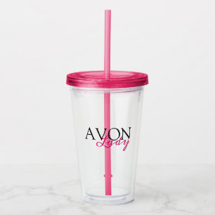 Avon Lady Acrylic Tumbler