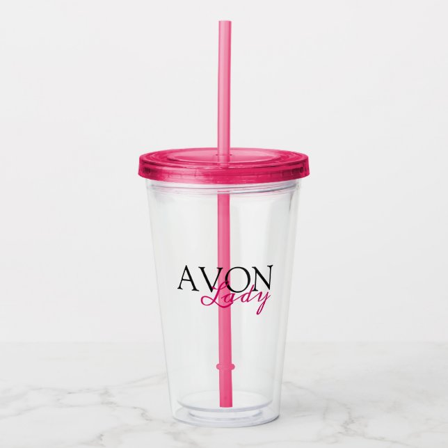 Avon Lady Acrylic Tumbler (Front)