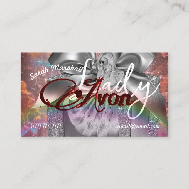 Avon Lady Business Card (Front)