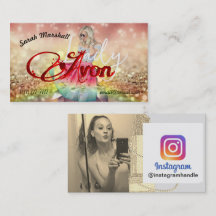 Avon Lady Instagram Business Card