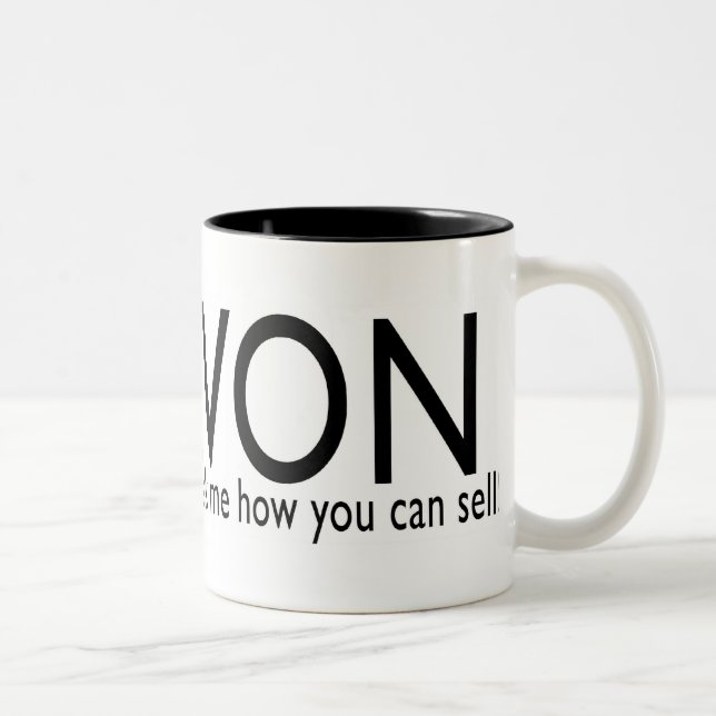 Avon Local Recruiter Two-Tone Coffee Mug (Right)