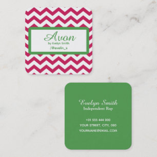 Avon Marketing Beauty Square Business Card