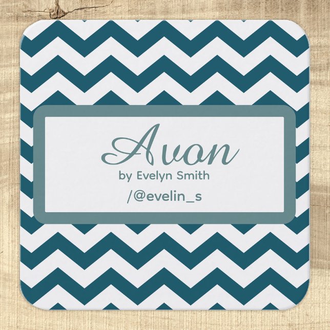 Avon Marketing Beauty Square Business Card (Creator Uploaded)