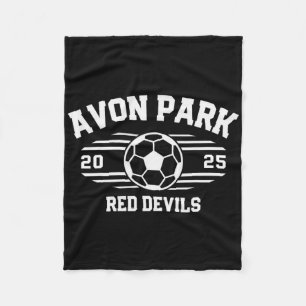 Avon Park Red Devils Soccer Byll 2025 Fleece Blanket