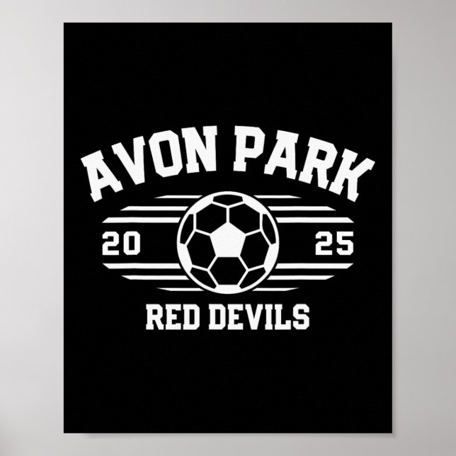 Avon Park Red Devils Soccer Byll 2025  Poster (Front)
