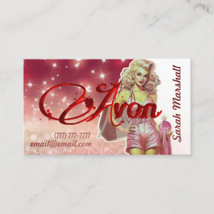 Avon Representative Business Card