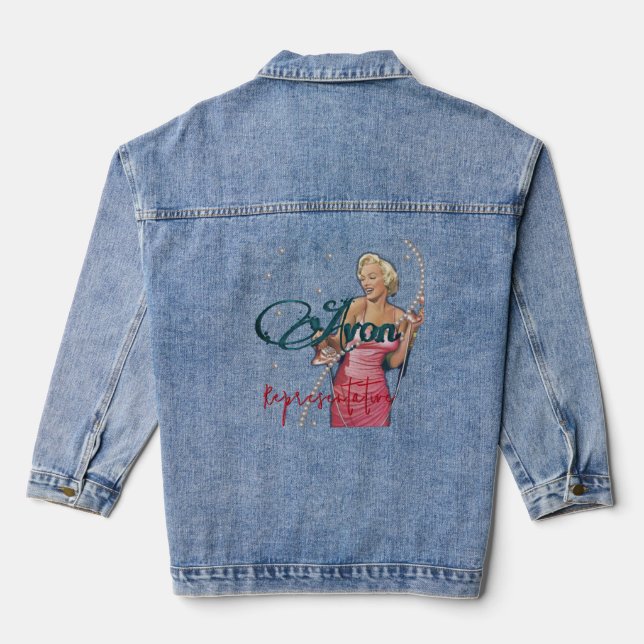 Avon Representative  Denim Jacket (Back)