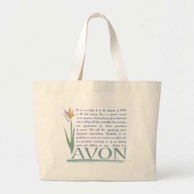 Avon Values of Business Large Tote Bag (Front)