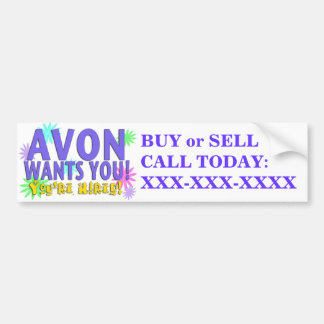 Avon Wants you Bumper Sticker