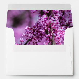 Avondale Redbud Art Wedding Envelope