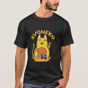 Avoneko, Vegan Food Lovers Japanese Avocado Sushi T-Shirt