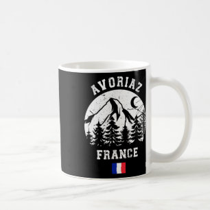 Avoriaz France Alps Ski Resort Alpine Skiing Frenc Coffee Mug