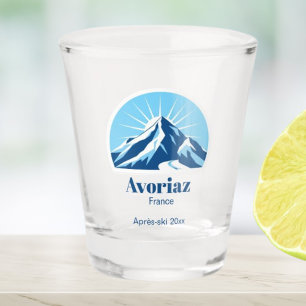 Avoriaz Haute-Savoie France ski vacation resort   Shot Glass