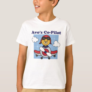 Avo's Co-Pilot - Cute Aeroplane T-Shirt