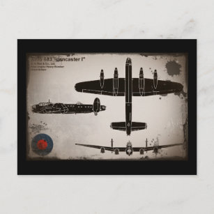 Avro 683 Lancaster 1 Postcard