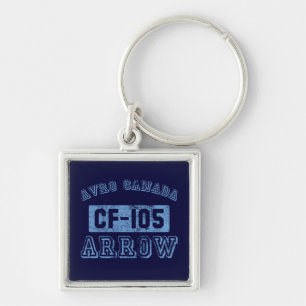 Avro Canada Arrow - BLUE Key Ring