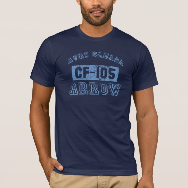 Avro Canada Arrow - BLUE T-Shirt (Front)