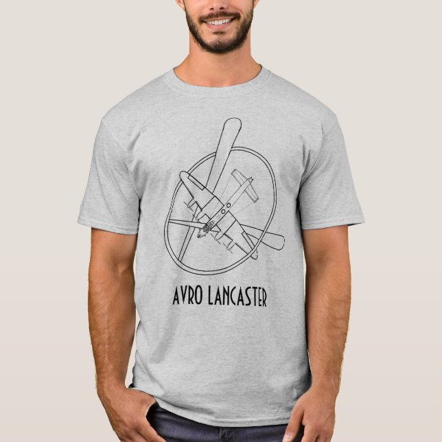 Avro Lancaster Bomber T-shirt  (Front)