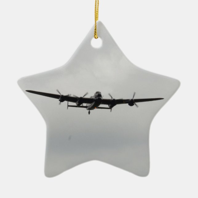 Avro Lancaster Ceramic Tree Decoration (Front)