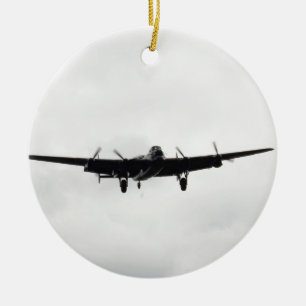 Avro Lancaster Heavy Bomber Ceramic Tree Decoration