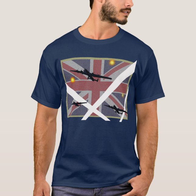 Avro Lancaster Union Jack Tee (Front)