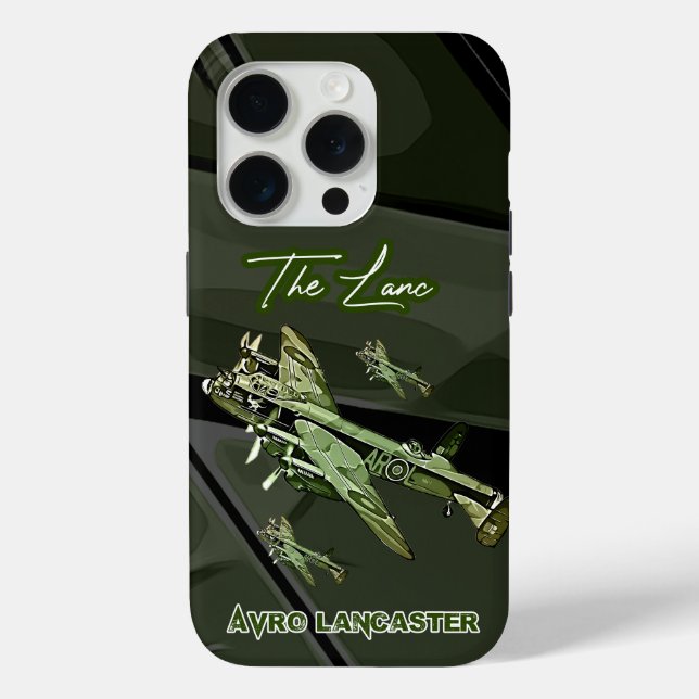Avro Lancaster WW2 Heavy Bomber phone case (Back)