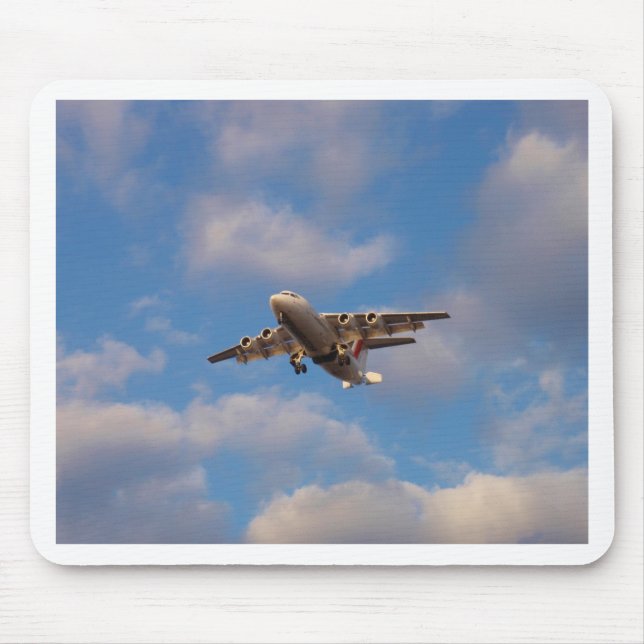 Avro RJ85 Jet Landing Mouse Mat (Front)