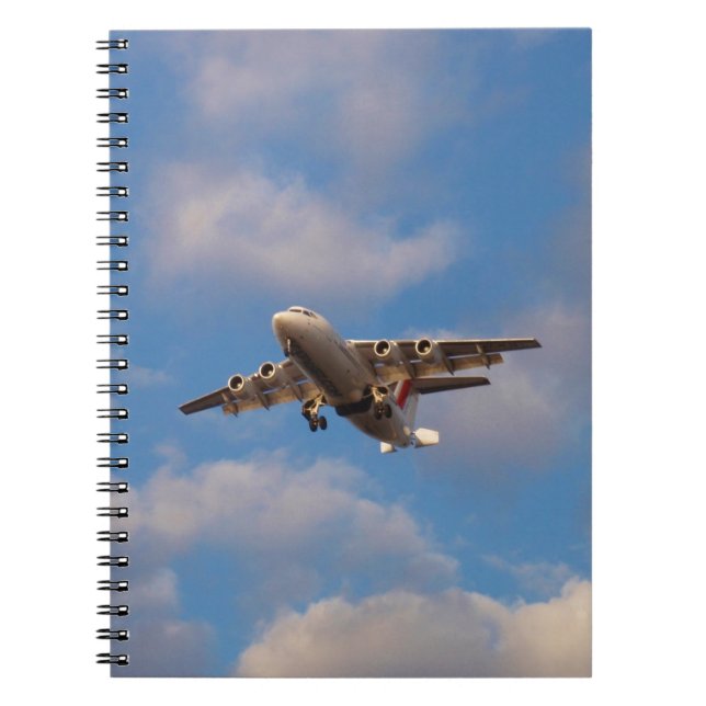 Avro RJ85 Jet Landing Notebook (Front)