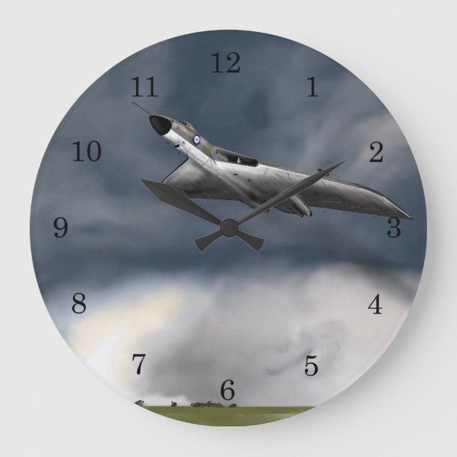 Avro Vulcan Bomber Large Clock (Front)