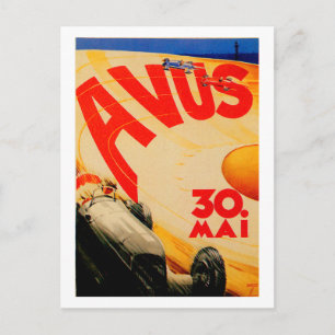 AVUS ~ Vintage Race Car Track Berlin Germany Postcard