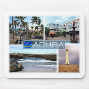 AW Aruba - Oranjestad - Lighthouse - Mouse Mat