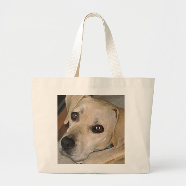 AW- Cute pup tote bag (Front)