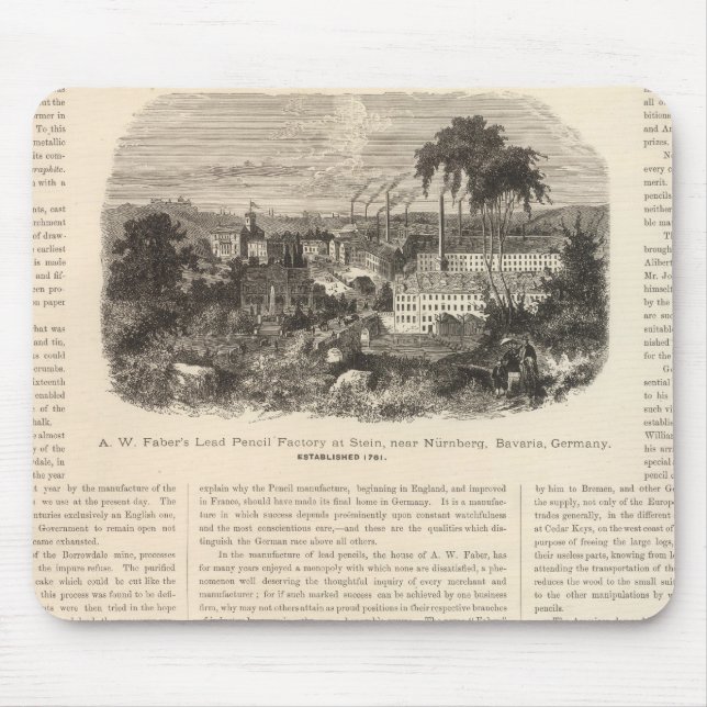 AW Faber's Lead Pencils Mouse Mat (Front)