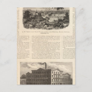 AW Faber's Lead Pencils Postcard