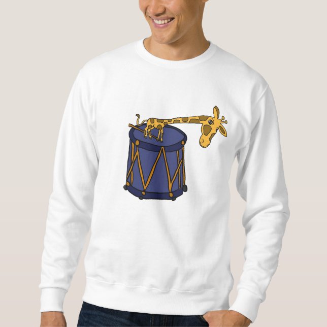 AW- Funny Giraffe and Drum Shirt (Front)