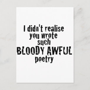 Aw, Give Us Yer Money! Postcard